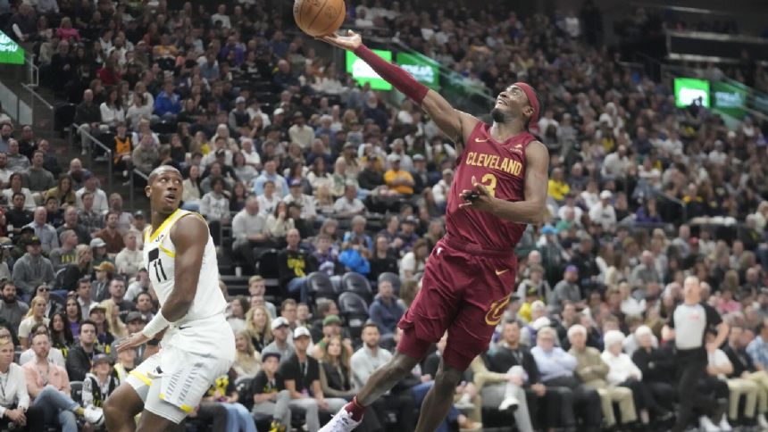 Caris LeVert scores 26, leads Cavaliers to 129-113 victory over Jazz