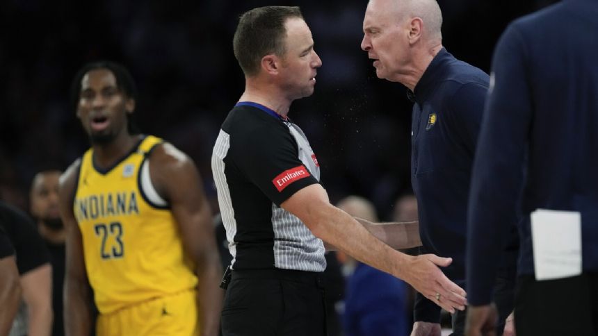 Carlisle says 'small-market teams deserve a fair shot' after ejection from Pacers' loss in Game 2