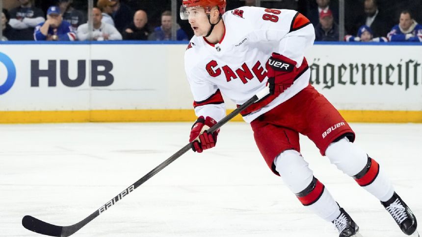 Carolina Hurricanes reach a 2-year deal with talented offensive forward Martin Necas