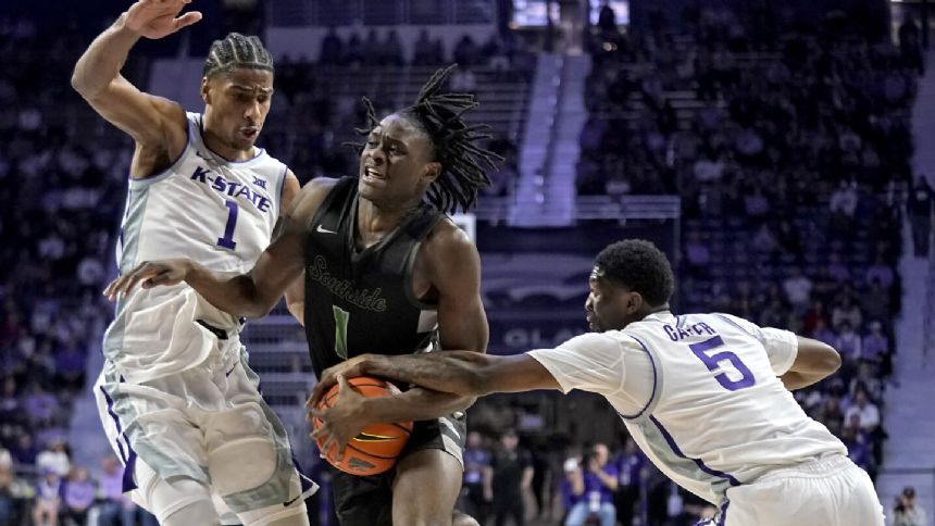 Carter, Kaluma rally Kansas State to 62-55 victory over Chicago State