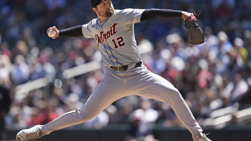 Casey Mize throws 6 shutout innings for 1st win since 2021 as Tigers beat Twins 6-1