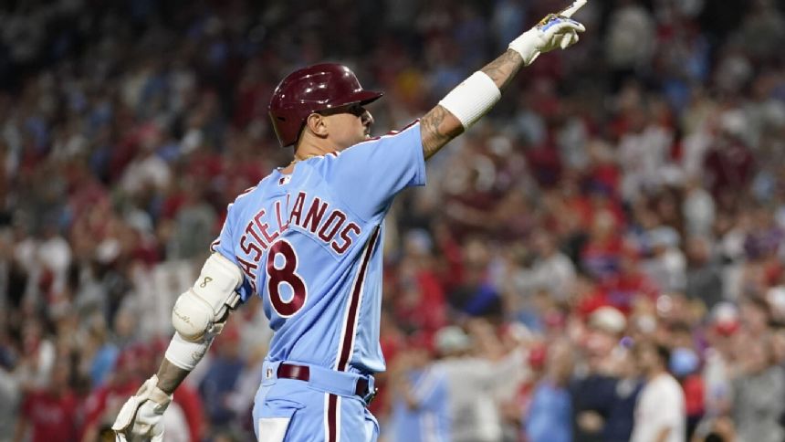 Castellanos drives in four, sets career high in RBIs, to lift Phillies 5-4 over Mets