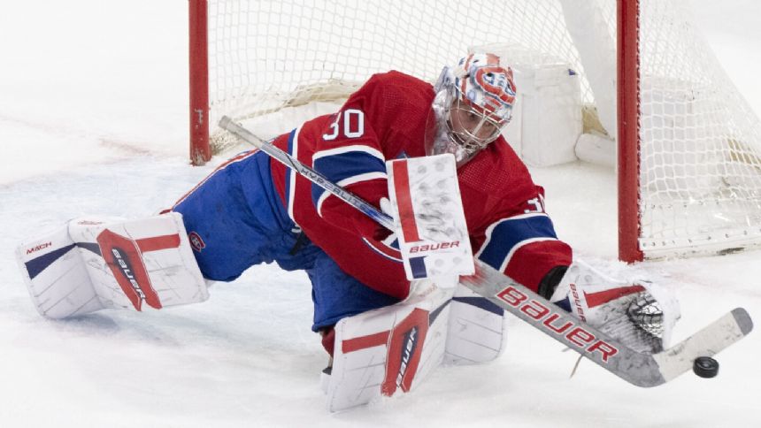 Cayden Primeau records his second career shutout as the Canadiens blank the Blue Jackets 3-0