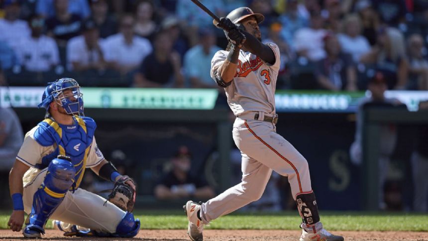 Cedric Mullins Robs Homer In 9th Hits 2 Run Shot In 10th Al Best Orioles Beat Mariners 5 3