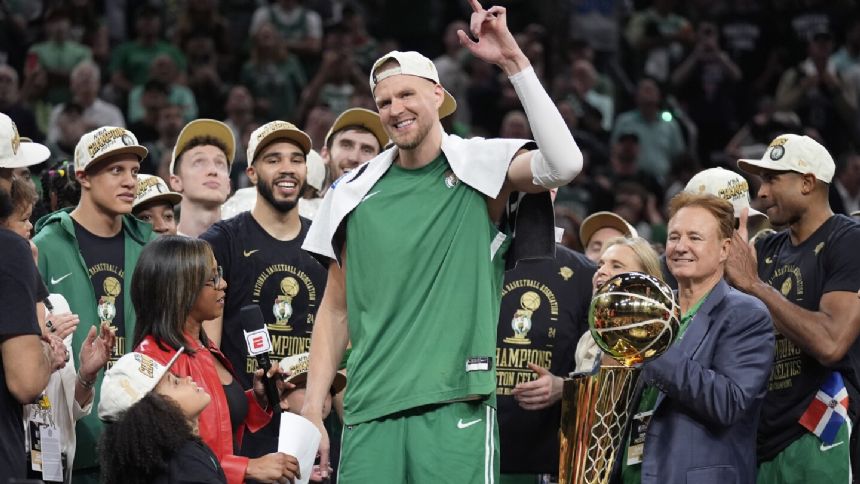 Celtics 7-footer Kristaps Porzingis could be sidelined until December following ankle surgery