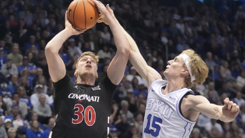 Cincinnati Rallies Past No. 12 BYU 71-60 For 1st Big 12 Victory In ...