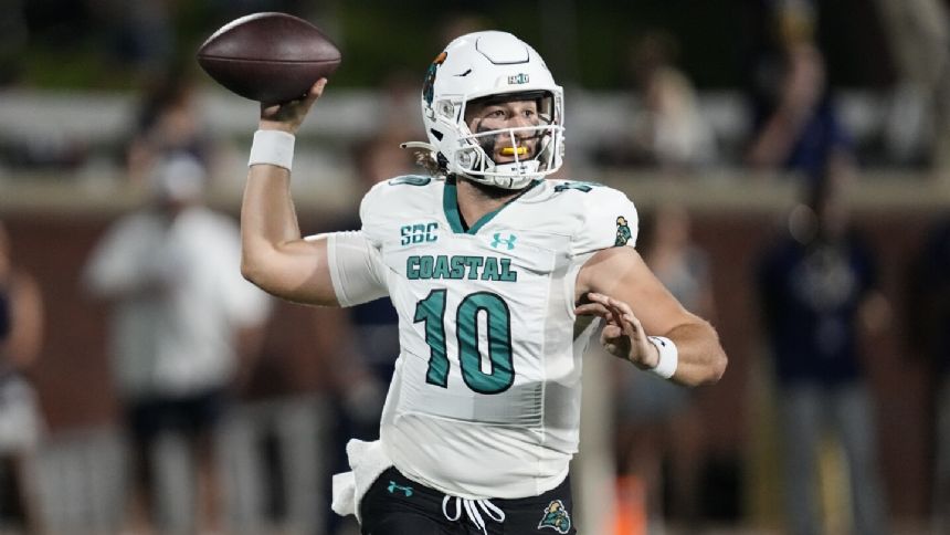 Coastal Carolina QB Grayson McCall Announces He Is Transferring To NC ...