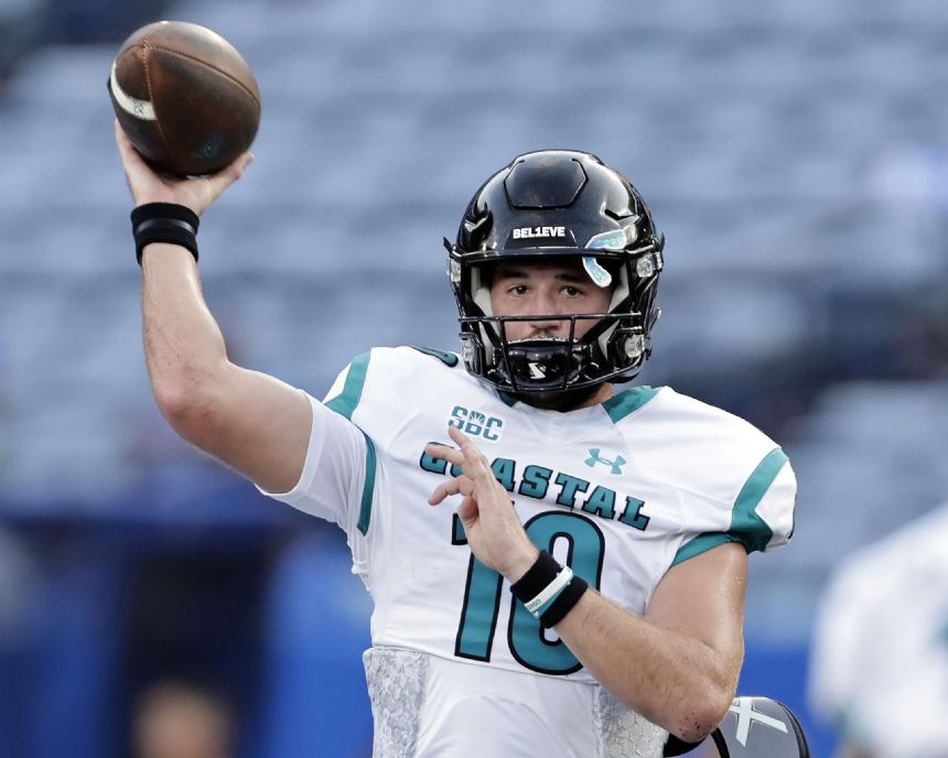 Coastal QB McCall, Darlington Raceway renew NIL deal