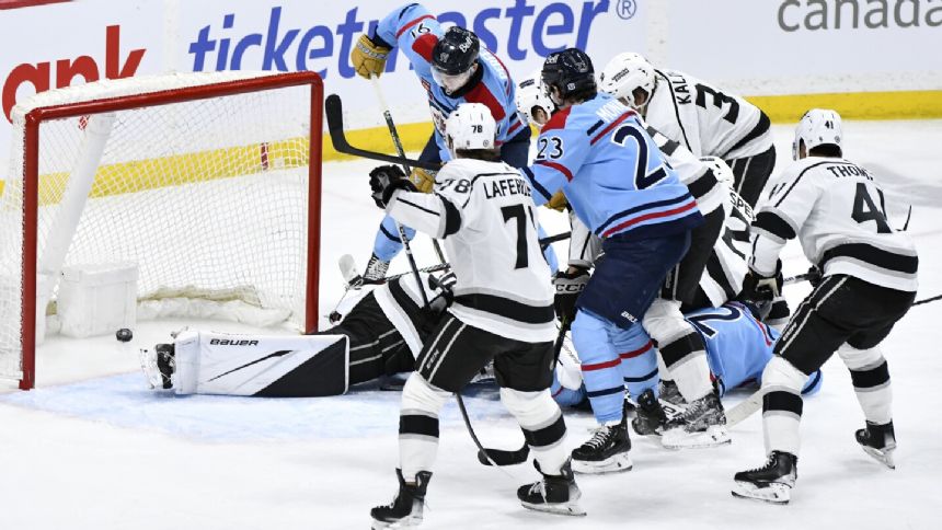 Cole Perfetti and Kyle Connor get 3-points each as Jets edge Kings 4-3