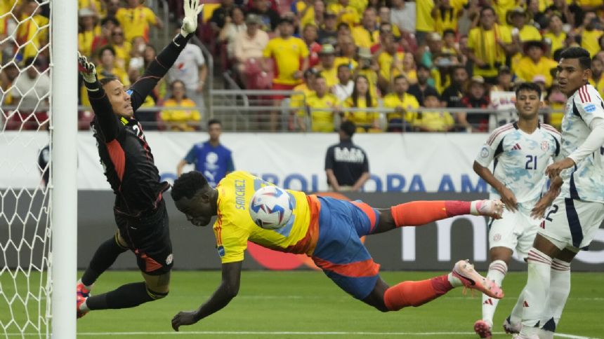 Colombia dominates Costa Rica 3-0 to reach Copa America quarterfinals