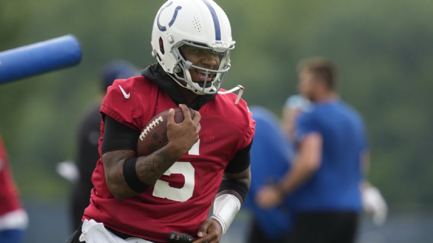 Colts rest QB Anthony Richardson on final day of minicamp with soreness in throwing shoulder
