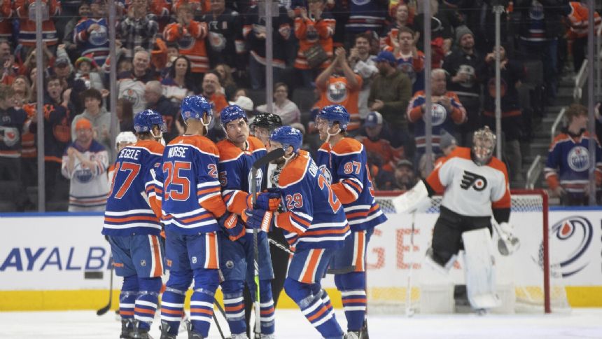 Connor McDavid Stars As The Edmonton Oilers Beat The Philadelphia   Connor Mcdavid Stars As The Edmonton Oilers Beat The Philadelphia Flyers 5 2 For 6th Straight Win Tuesday January 2 2024 