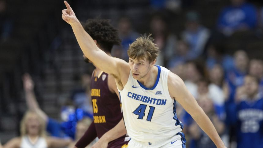 Creighton's Isaac Traudt wears glucose monitor to stay in game. His diabetes was diagnosed at age 4