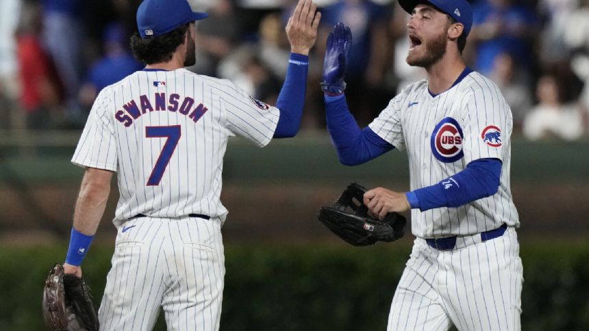 Cubs score 3 runs in 8th, top Giants 5-2