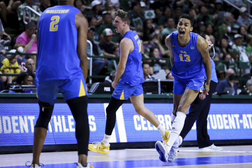 David, UCLA top Hawaii, win 20th NCAA men's volleyball title