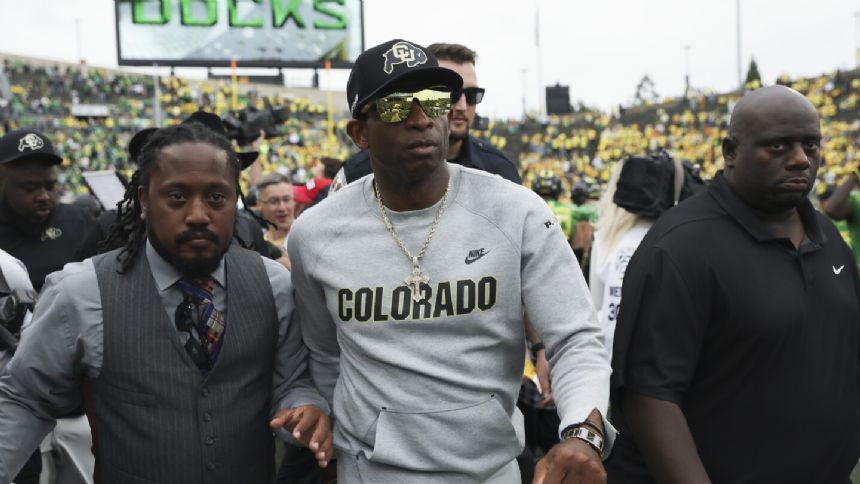 Deion Sanders tunes out detractors and turns the page on Colorado's  lopsided loss to Oregon