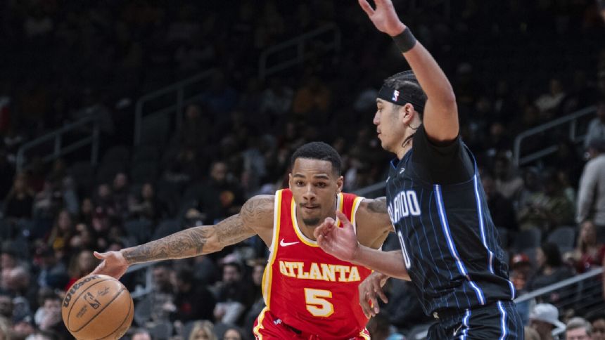 Dejounte Murray steps up in place of injured Trae Young as Hawks trounce Magic 109-92