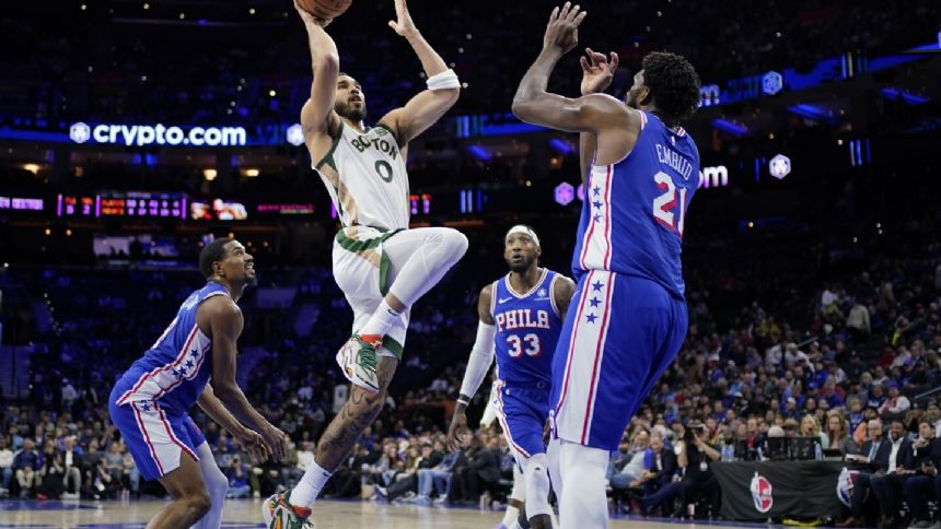 Derrick White, Jayson Tatum Lead Short-handed Celtics Over 76ers In ...