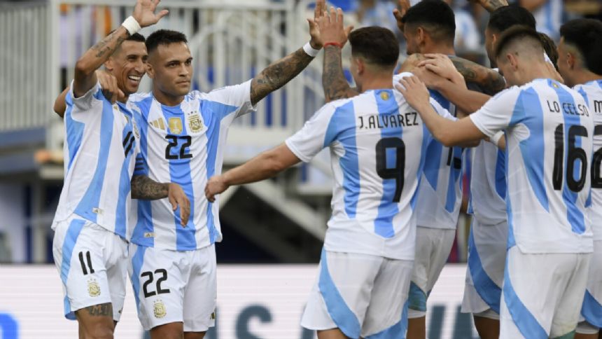 Di Maria scores, Messi returns in Argentina's Copa America warmup victory over Ecuador