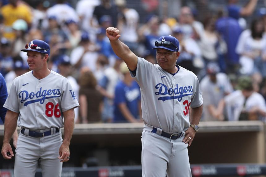 Dodgers haven't clinched playoff spot, celebration premature