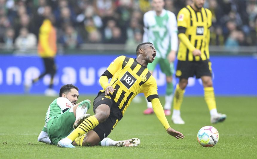 Dortmund forward Moukoko out 6 weeks with ankle injury