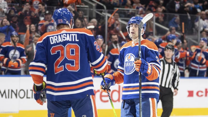 Draisaitl, Bouchard help Oilers beat Kings 4-2 to snap three-game skid