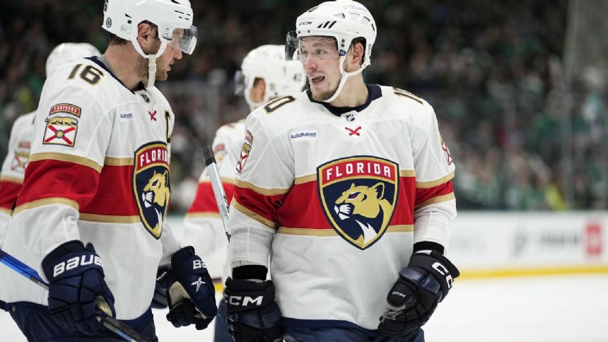 East-leading Florida Panthers have 3-goal 3rd period to beat Central leader Dallas 4-3