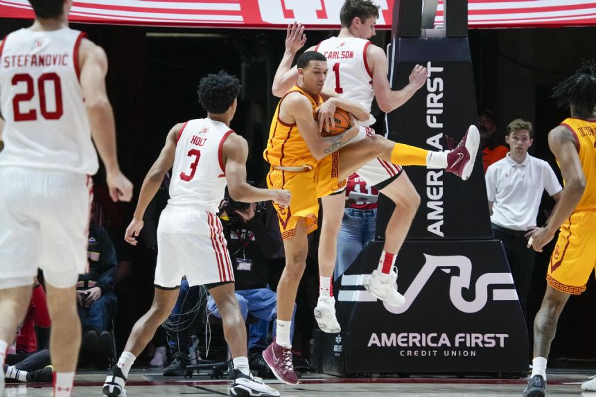 Ellis, Peterson lead Southern California over Utah 62-49