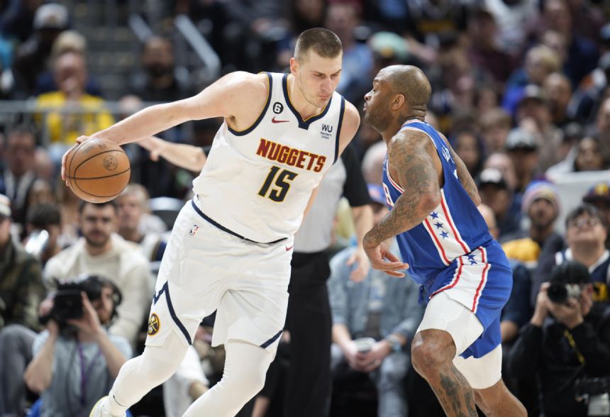 Embiid sits out, Jokic leads Nuggets past 76ers 116-111