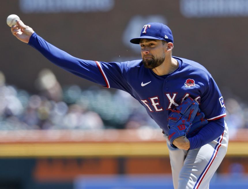 Eovaldi wins 6th straight decision, Seager has 4 RBIs, Rangers beat Tigers 5-0