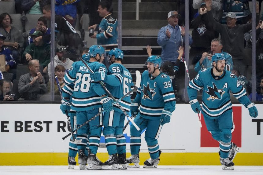 Erik Karlsson scores in OT, Sharks beat Maple Leafs 4-3