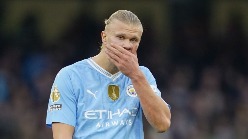 Erling Haaland left out of Man City starting lineup against Aston Villa