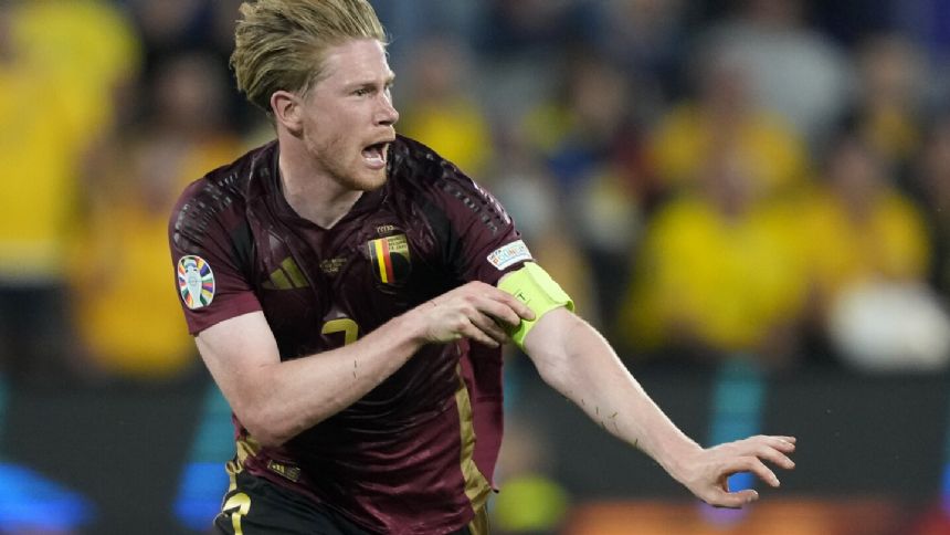 Euro 2024: De Bruyne's Belgium plays Ukraine in a Group E too close to call