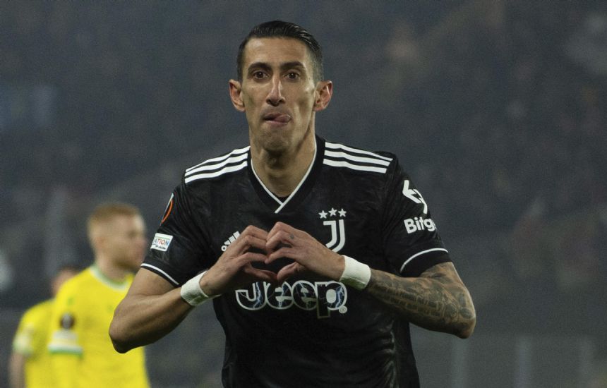 Europa League: Di Maria hat trick helps Juventus advance