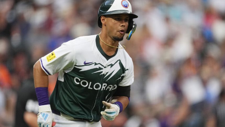 Ezequiel Tovar homers for a 3rd straight game, Rockies hang on to beat Giants 4-3