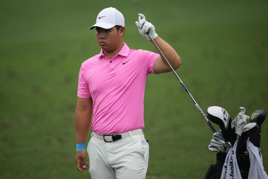 Failed 'pond skip' can't dampen Tom Kim's Masters enthusiasm