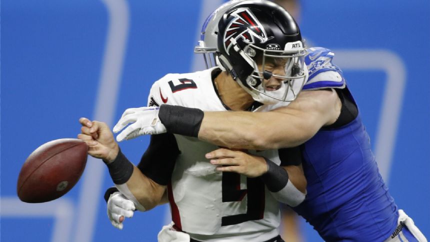 Lions host Falcons in matchup of teams with long NFL postseason droughts