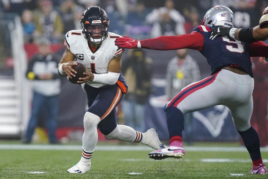 Best Bears-Patriots Parlay: New England Moneyline (-405) Oct. 24