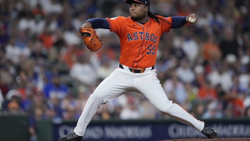 Framber Valdez strikes out 10 over 6 1/3 innings and Astros beat Dodgers, 5-0