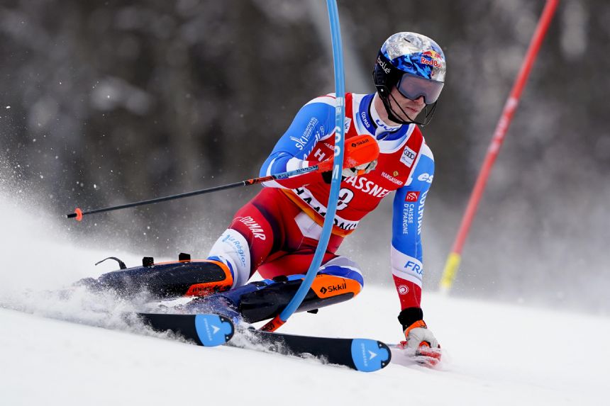 French skier Noel leads last World Cup slalom before worlds Saturday