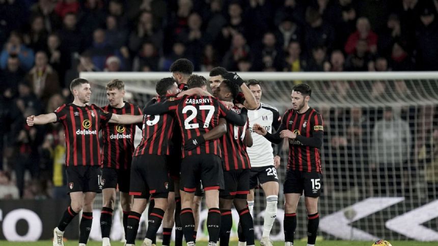 Fulham goalkeeper Bernd Leno appears to push a ball boy in his team's 3-0 loss at Bournemouth