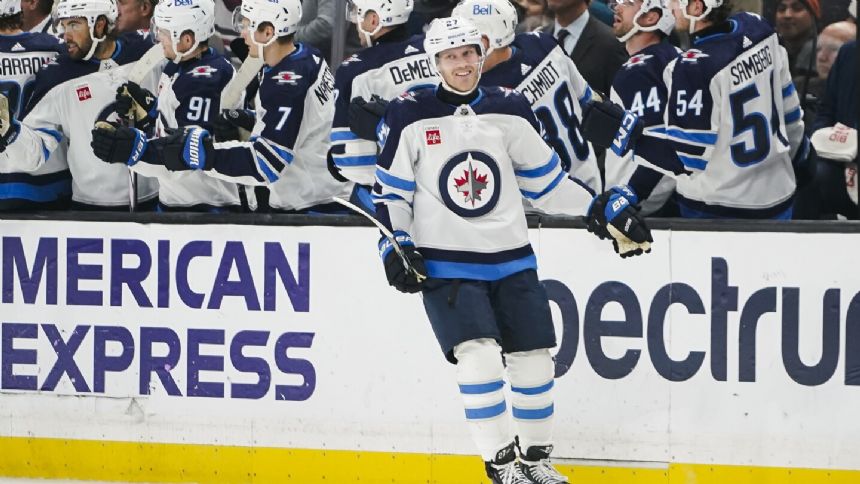 Gabriel Vilardi scores a career-high four points in his return to LA, leading Jets past Kings 5-2