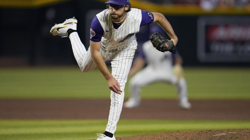 Gallen, Walker help Diamondbacks end 9-game skid with 3-0 victory over Padres