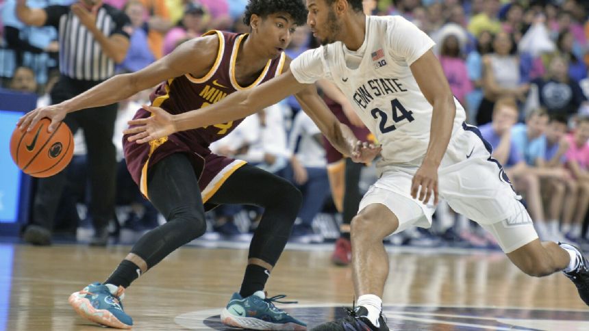 Garcia and Christie help Minnesota rally from a 14-point halftime deficit to beat Penn State 83-74