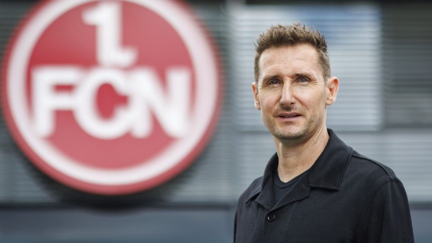 Germany's all-time top scorer Miroslav Klose is Nuremberg's new coach
