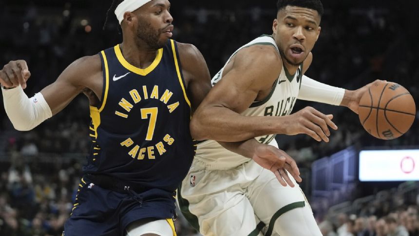 Giannis Antetokounmpo scores franchise-record 64 points, Bucks beat Pacers 140-126