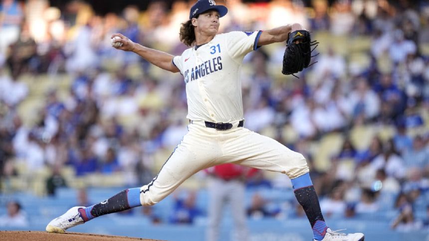 Glasnow strikes out 10 and Ohtani homers against his old team in Dodgers' 7-2 win over Angels