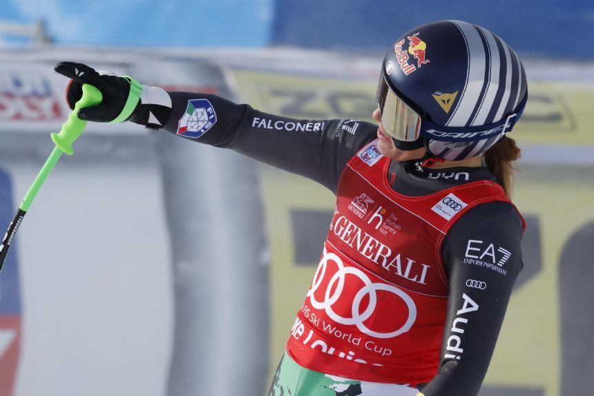 Goggia Wins 1st World Cup Downhill Of Season In Lake Louise Friday December 2 2022 Cappertek 0503