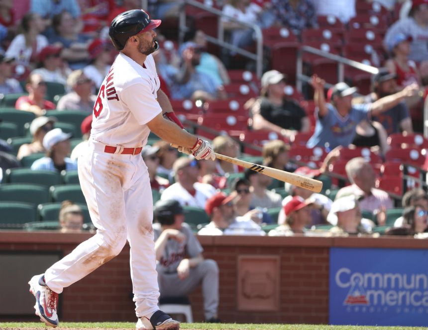 Goldschmidt's 3 homers help Cardinals stop 8-game skid