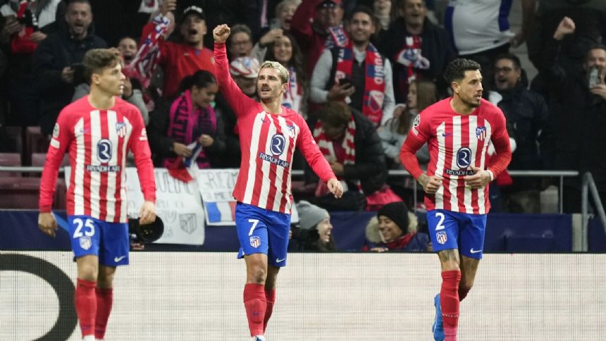 Griezmann and Morata lead Atletico to 6-0 rout of 10-man Celtic in Champions League